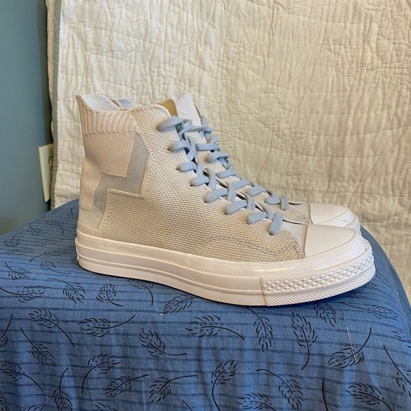 Converse all star high court queen knit zig zag high top size 8.5 - Picture 1 of 7